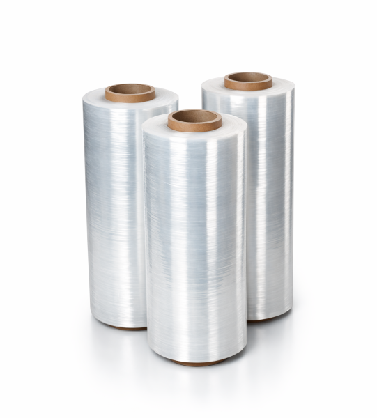 Maschinenstretchfolie 20my, transparent standard 150%, 500mm x 1800m, 16 kg/Rolle