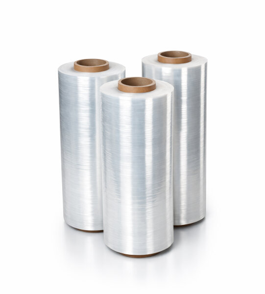 Maschinenstretchfolie 23my transparent standard 150%, 500mm x 1550m, 16 kg/Rolle